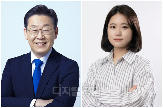 이재명(왼쪽) 더불어민주당 대표와 박지현 전 민주당 비상대책위원장. <디지털타임스 DB, 민주당 제공>